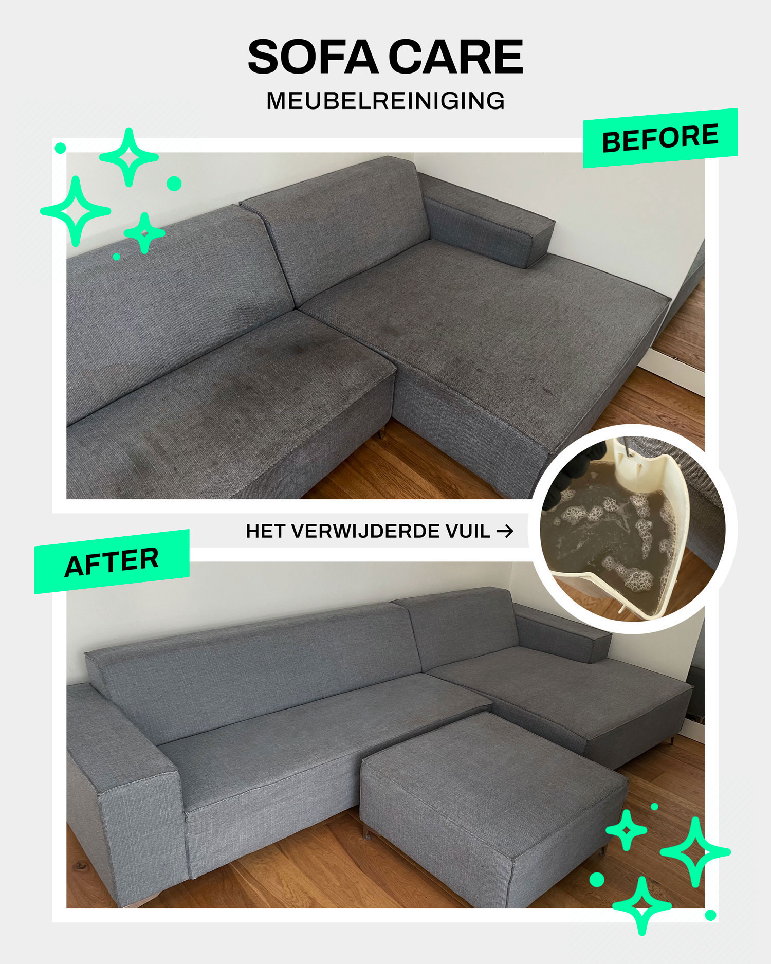 Before & Afters – Sofa Care